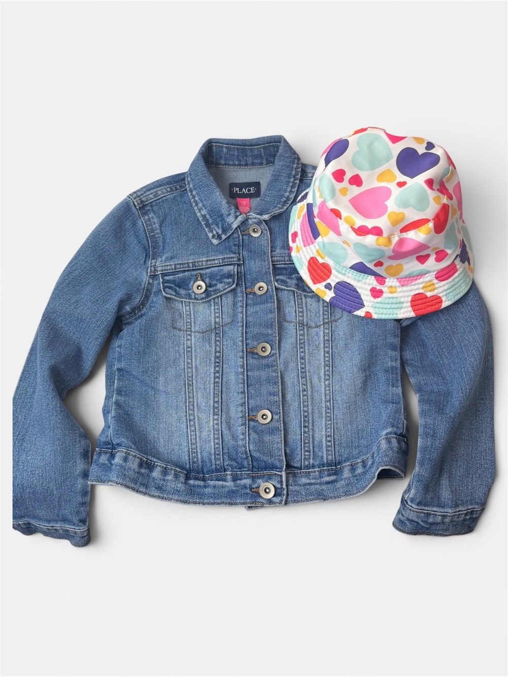 Classic Denim Jacket & Bucket Hat Bundle